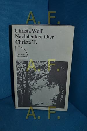 Imagen del vendedor de Nachdenken ber Christa T // Sammlung Luchterhand 31 a la venta por Antiquarische Fundgrube e.U.