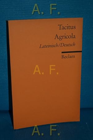 Bild des Verkufers fr Agricola : lateinisch/deutsch. / Reclams Universal-Bibliothek Nr. 836 zum Verkauf von Antiquarische Fundgrube e.U.