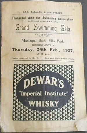 Transvaal Amateur Swimming Association (Affiliated to the SAASU) Grand Swimming Gala - Municipal ...
