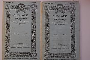 Old-Lore Miscellany of Orkney Shetland Caithness and Sutherland 41 and 42