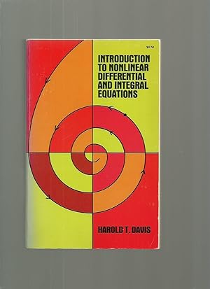 Image du vendeur pour Introduction to Nonlinear Differential and Integral Equations mis en vente par Roger Lucas Booksellers