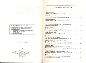 Imagen del vendedor de TANZforschung,HIER: Jahrbuch Band 4. 1993, a la venta por Antiquariat Kastanienhof