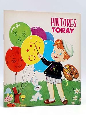 PINTORES TORAY SERIE M 1. NIÑO PINTANDO GLOBOS (Antonio Ayné) Toray, 1975