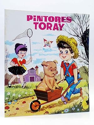 PINTORES TORAY SERIE G 5. CERDO EN CARRETILLA (Antonio Ayné) Toray, 1988