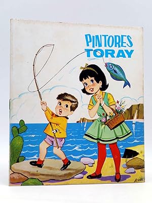 PINTORES TORAY SERIE M 25. PESCANDO (Antonio Ayné) Toray, 1980
