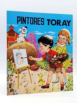 PINTORES TORAY SERIE G 18. LIENZO CABALLETE PERRITO NIÑOS (Antonio Ayné) Toray, 1986
