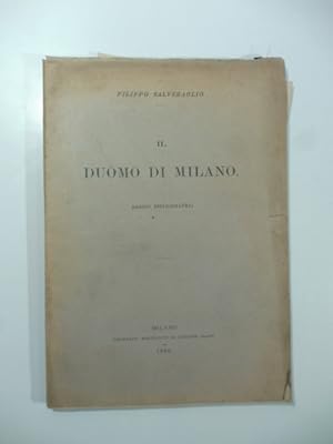 Seller image for Il Duomo di Milano. Saggio bibliografico for sale by Coenobium Libreria antiquaria