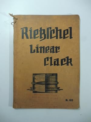 Clack Rietzschel Linear. Manifattura d'ottica Monaco. Catalogo di vendita