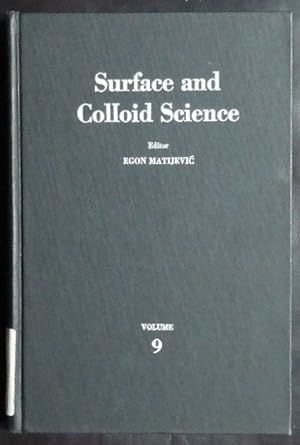Seller image for Surface and Colloid Science: v. 9 for sale by GuthrieBooks
