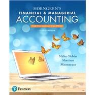Imagen del vendedor de Horngren's Financial & Managerial Accounting, The Financial Chapters a la venta por eCampus