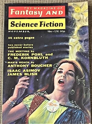 Seller image for The Magazine of Fantasy and Science Fiction, November 1972 for sale by My Book Heaven