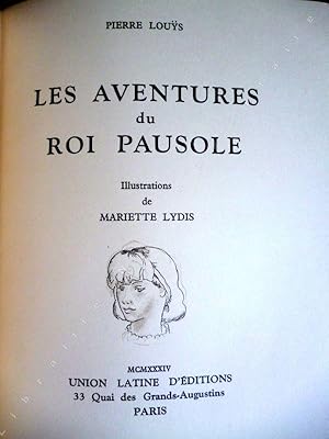 Seller image for Les aventures du Roi Pausole. for sale by ARTLINK