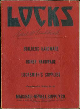 Seller image for Locks, Builders Hardware, Joiner Hardware, Locksmith's Supplies. Supplement to Catalog No. 50. for sale by Wittenborn Art Books