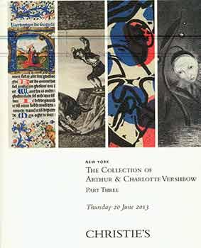 The Collection of Arthur & Charlotte Vershbow Part Three. New York, June 20, 2013. Sale # 2800. L...