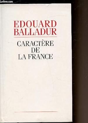 Seller image for Caractre de France for sale by Le-Livre