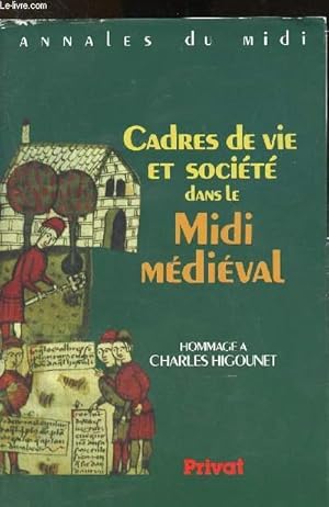 Imagen del vendedor de Annales du midi - Tome CII - Cadres de vie et socit dans le Midi mdival a la venta por Le-Livre