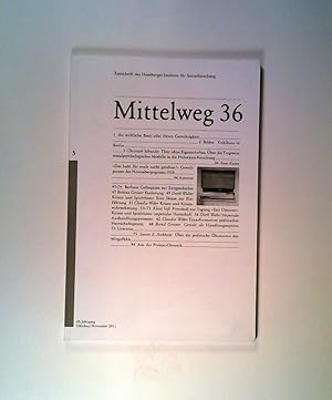 Seller image for Mittelweg 36, Tterpsychologie und Mitgefhl, Zeitschrift des Hamburger Instituts fr Sozialforschung, Heft 5/2011 for sale by ANTIQUARIAT Franke BRUDDENBOOKS