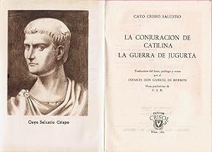 Seller image for LA CONJURACIN DE CATILINA * LA GUERRA DE JUGARTA for sale by Librera Torren de Rueda