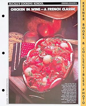 McCall's Cooking School Recipe Card: Chicken, Poultry 4 - Coq Au Vin : Replacement McCall's Recip...