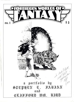 Image du vendeur pour Forbidden Worlds of Fantasy: A Portfolio (First Edition, signed) mis en vente par Well-Stacked Books