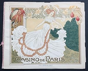 Casino de Paris Variety Show Program