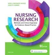 Imagen del vendedor de Nursing Research: Methods and Critical Appraisal for Evidence-Based Practice, 9e a la venta por eCampus