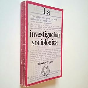 Imagen del vendedor de La investigacin sociolgica a la venta por MAUTALOS LIBRERA