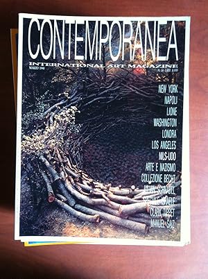 Image du vendeur pour Contemporanea n^ 16 Marzo 1990 - Cover: Nils Udo mis en vente par Studio bibliografico De Carlo