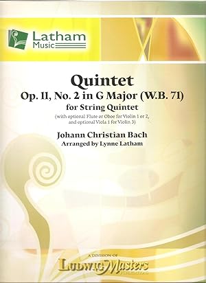 Quintet Op. 11, No. 2 in G Major (W.B. 71) for String Quintet
