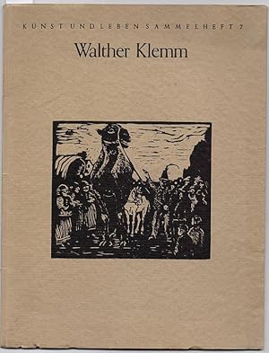 Bild des Verkufers fr Walther Klemm. Originalholzschnitte fr den Kalender Kunst und Leben. zum Verkauf von Antiquariat Dwal