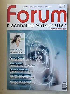 Forum Nachhaltig Wirtschaften - Das Entscheider-Magazin Heft 01/2018