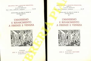 Miscellanea di Studi in Onore di Vittore Branca, III. Umanesimo e Rinascimento a Firenze e a Vene...