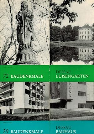 Bild des Verkufers fr 2 Bnde Baudenkmale DDR: 1) Dessau Bauhaus (Bd. 29) + 2) Dessau Luisengarten (Bd. 72) zum Verkauf von Paderbuch e.Kfm. Inh. Ralf R. Eichmann