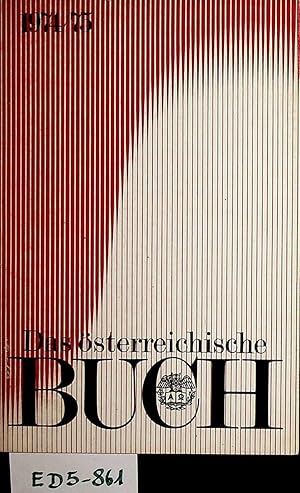 BUCHHANDEL Österreich - Das österreichische Buch 1974/75