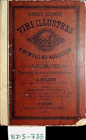 Bild des Verkufers fr Urbis Romae viri illustres a Romulo ad Augustum. berarbeitet und mit einem Wrterbuch versehen von C. Holzer. zum Verkauf von ANTIQUARIAT.WIEN Fine Books & Prints