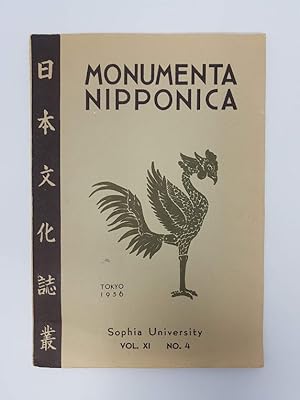 Monumenta Nipponica: Studies on Japanese Culture Past and Present: Vol. XI No. 4, 1956