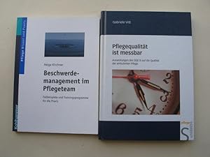 Bild des Verkufers fr 1) Beschwerdemanagement im Pflegeteam UND 2) Pflegequalitt ist messbar zum Verkauf von Versandantiquariat Karsten Buchholz