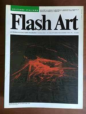 Seller image for Flash Art n164 Ottobre/Novembre 1991 Cover: Maurizio Mochetti - E21008 for sale by Studio bibliografico De Carlo