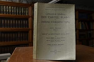 Bild des Verkufers fr Catalogue General des Cartes, Plans et Dessins d`Architecture. Tome Premier Serie N (apart): Paris et le Departement de la Seine. zum Verkauf von Gppinger Antiquariat