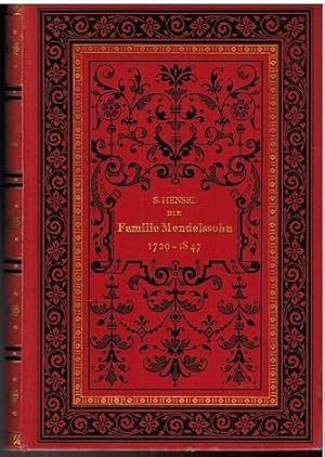 Bild des Verkufers fr Die Familie Mendelssohn 1729 - 1847. Nach Briefen und Tagebchern. Von S. Hensel. Band II. (1835 - 1847) Mit 8 Portrts, gezeichnet von Wilhelm Hensel. zum Verkauf von Antiquariat Appel - Wessling