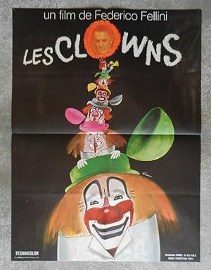 AFFICHE ORIGINALE DE CINEMA " les clowns "