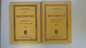 Bild des Verkufers fr Symphony No 5 in C Minor Op.67 & Symphony No.7 in A Major Op.92. zum Verkauf von Goldstone Rare Books