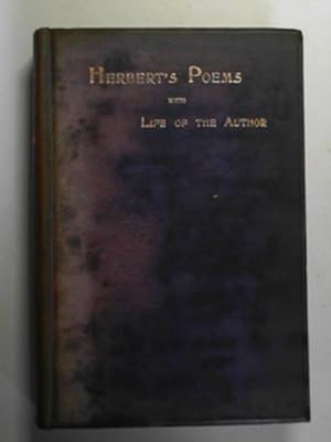 Seller image for Herbert's poems for sale by Cotswold Internet Books
