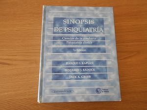 Seller image for Sinopsis de psiquiatra. Ciencias de la conducta psiquiatra clnica. Traduccin por Luis Caballero Martnez, Carmen Caballero Martnez, Laura Daz Dign, M Jess Herrero Gascn, Mariano Iceta y Brbara Sureda Caldenty. 7a. EDICION for sale by Librera Camino Bulnes