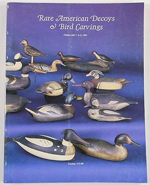 Image du vendeur pour Rare American Decoys & Bird Carvings. February 1 & 2, 1985. Public Auction, Hyannis, MA mis en vente par Resource Books, LLC