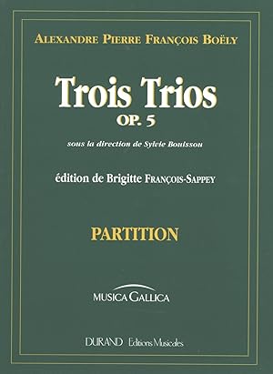 TROIS TRIOS, op. 5.