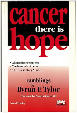 Imagen del vendedor de Cancer: There Is Hope a la venta por Irolita Books