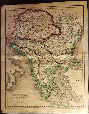 Original Map - "Turkey in Europe and Hungary."