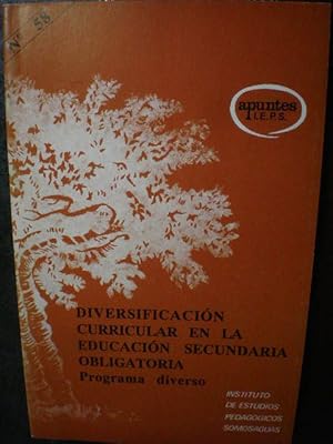 Imagen del vendedor de Diversificacin curricular en la Educacin Secundaria Obligatoria. Programa diverso a la venta por Librera Antonio Azorn