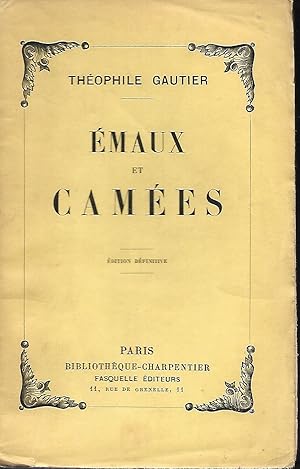 Image du vendeur pour Emaux et Cames Edition dfinitive mis en vente par LES TEMPS MODERNES